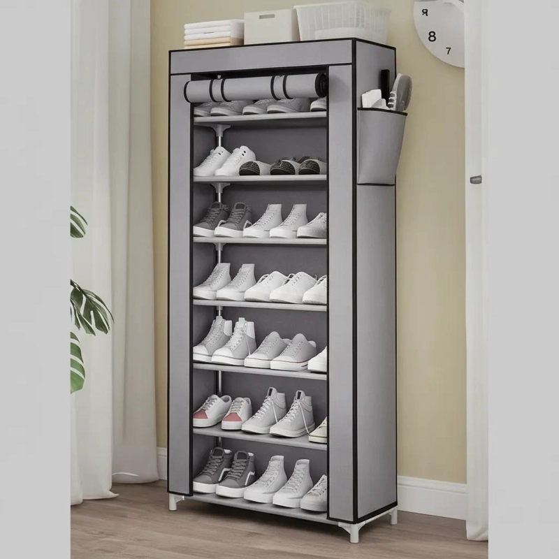 ZAPATERO ORGANIZADOR DE 8 NIVELES CON FUNDA Y ESTRUCTURA RESISTENTE - 3