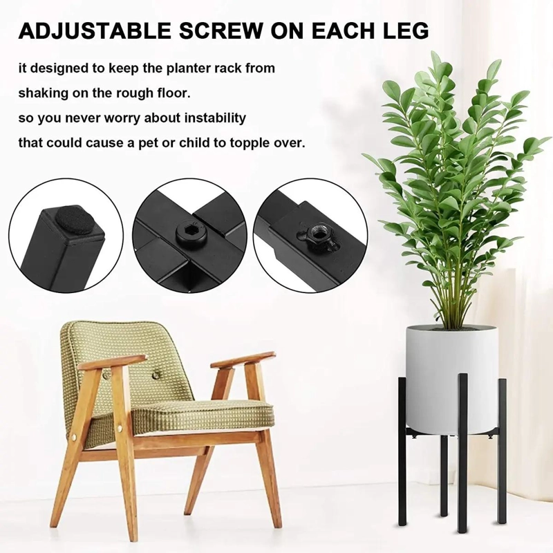 ORGANIZADOR PEDESTAL PARA MACETAS DESMONTABLE DE METAL - 5