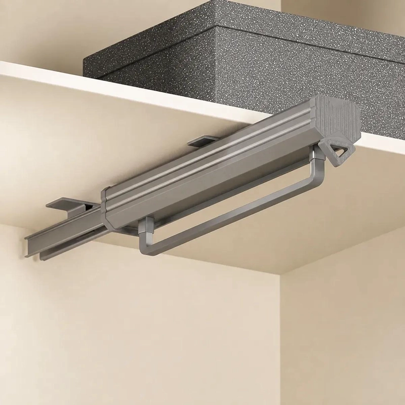 COLGADOR ORGANIZADOR ROPA EXTRAIBLE CON CIERRE SUAVE 45CM - 3
