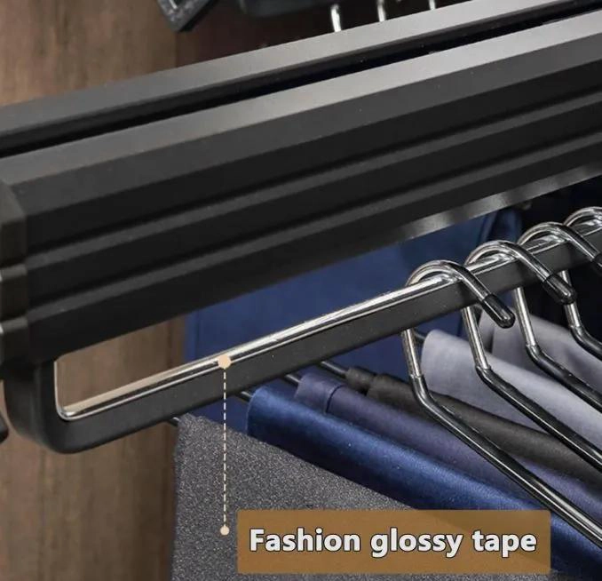 COLGADOR ORGANIZADOR ROPA EXTRAIBLE CON CIERRE SUAVE 45CM - 4