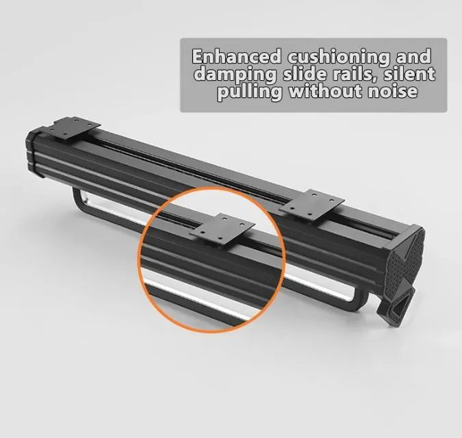 COLGADOR ORGANIZADOR ROPA EXTRAIBLE CON CIERRE SUAVE 45CM - 5