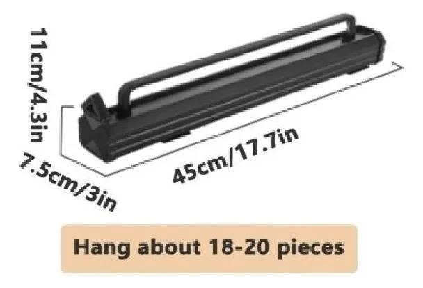 COLGADOR ORGANIZADOR ROPA EXTRAIBLE CON CIERRE SUAVE 45CM - 9