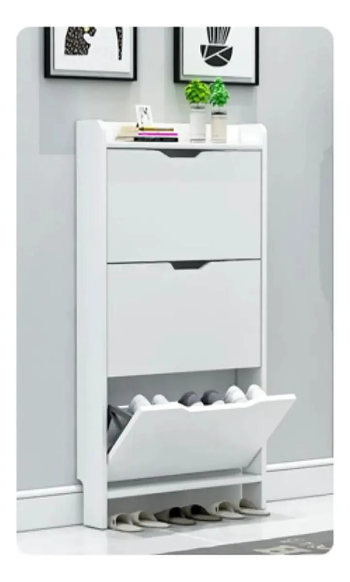 ZAPATERO ORGANIZADOR DE 3 NIVELES PARA CALZADO ELEGANTE - 2