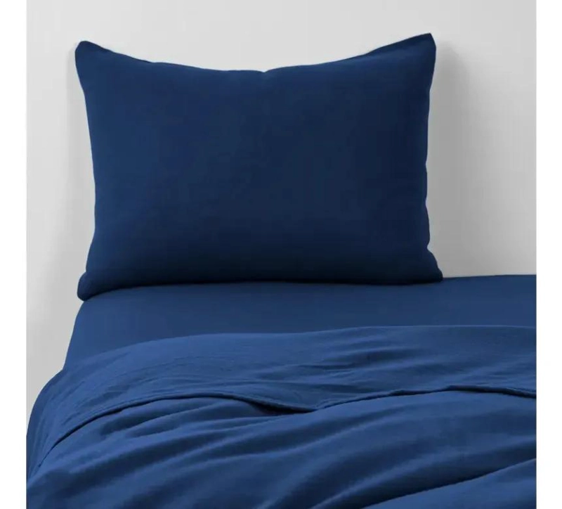 SABANAS DE POLAR PARA CAMA DE 1.5 PLAZAS EN COLOR AZUL - 1