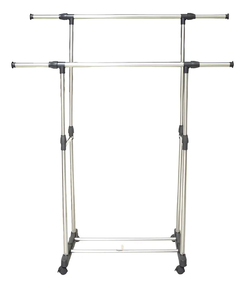ZAPATERO AJUSTABLE DE ACERO INOXIDABLE CON DOBLE ESTANTE - 6