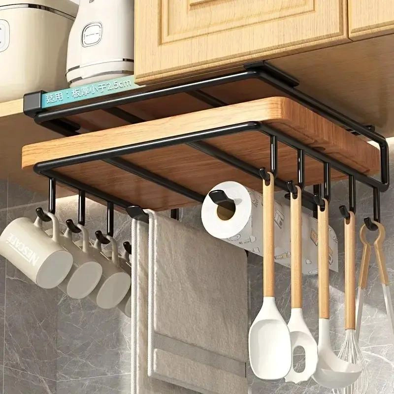 SOPORTE COLGADOR DE TAZAS Y UTENSILIOS DE COCINA - 5