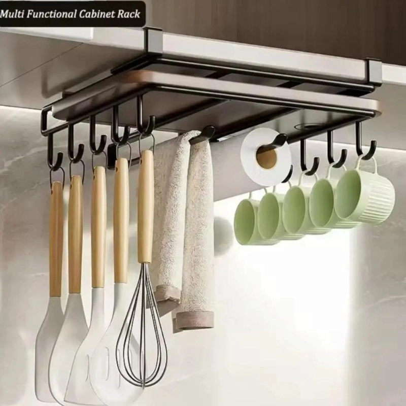 SOPORTE COLGADOR DE TAZAS Y UTENSILIOS DE COCINA - 7