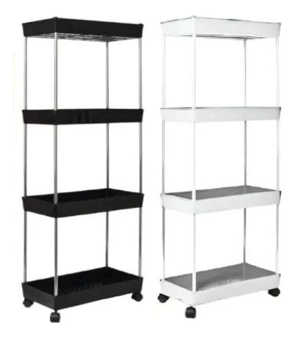 CARRITO ORGANIZADOR MULTIFUNCIONAL DE 4 NIVELES CON RUEDAS - 1