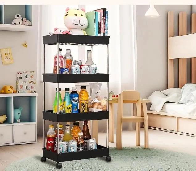 CARRITO ORGANIZADOR MULTIFUNCIONAL DE 4 NIVELES CON RUEDAS - 10