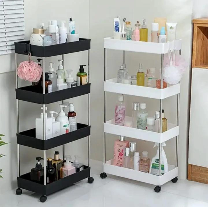 CARRITO ORGANIZADOR MULTIFUNCIONAL DE 4 NIVELES CON RUEDAS - 8