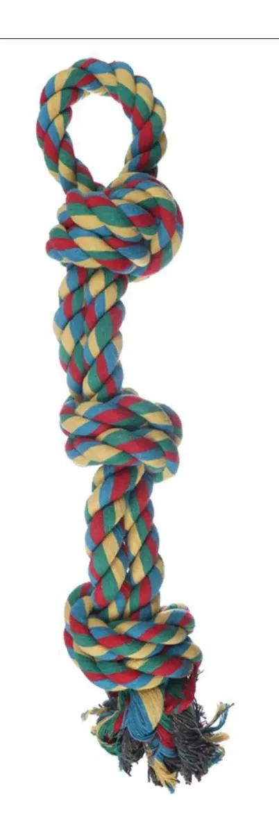 MORDEDOR DE CUERDA EXTRA GRANDE PARA PERROS ACTIVOS 67CM - 2