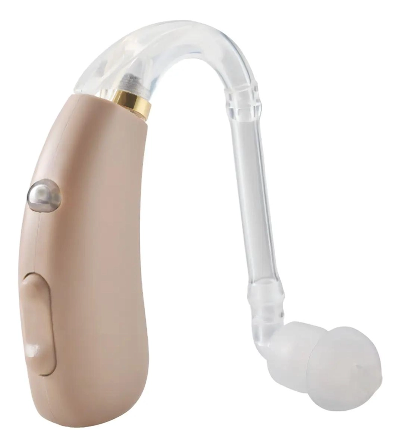 AMPLIFICADOR AUDITIVO DOBLE RECARGABLE CON ESTUCHE CARGADOR - 1