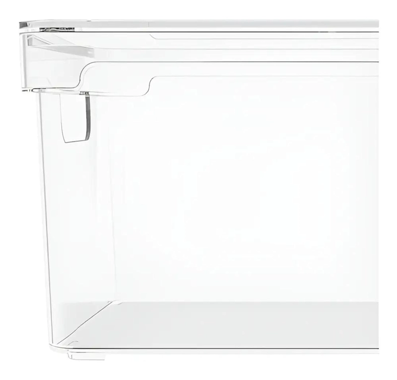 ORGANIZADOR DE DESPENSA CON TAPA 30X15X13 CM COLOR AGUA - 5