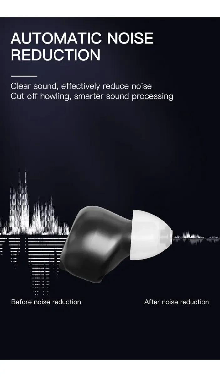 AUDIFONOS ORTOPE DICOS MEJORADOS PARA SORDERA CON KIT DE LIMPIEZA - 9