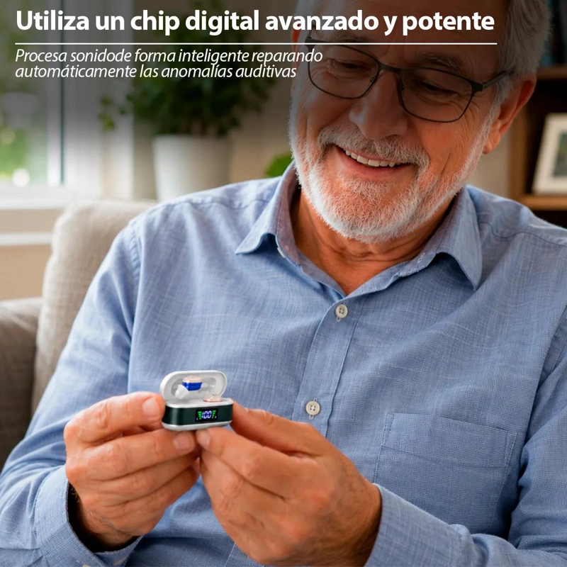 AUDIFONOS CIC RECARGABLES CON CANCELACION DE RUIDO - 5