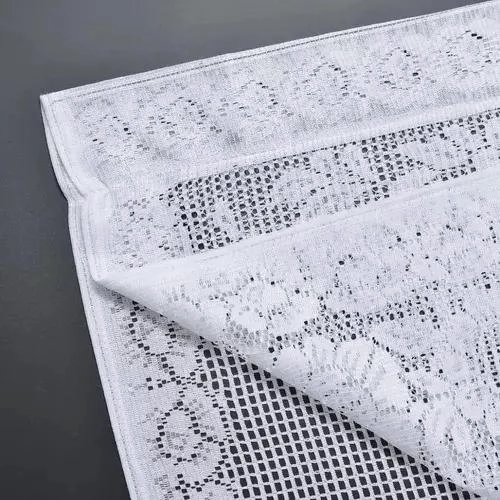 VISILLO DE ENCAJE 140X230 CM EN 2 PAÑOS PARA DECORACION - 4