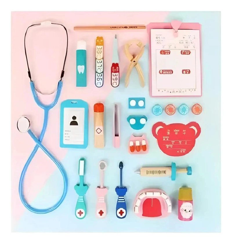 JUEGO DE DENTISTA INFANTIL DE MADERA PARA NIÑOS - 3