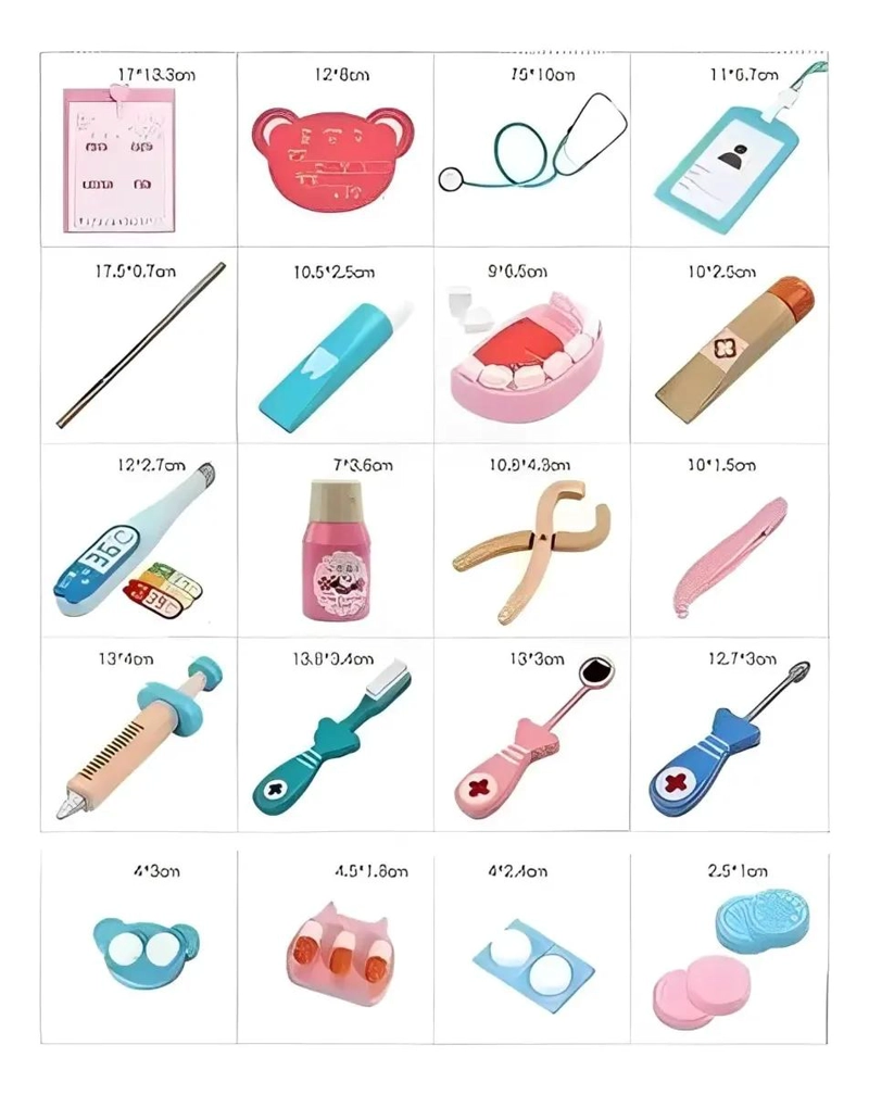 JUEGO DE DENTISTA INFANTIL DE MADERA PARA NIÑOS - 7