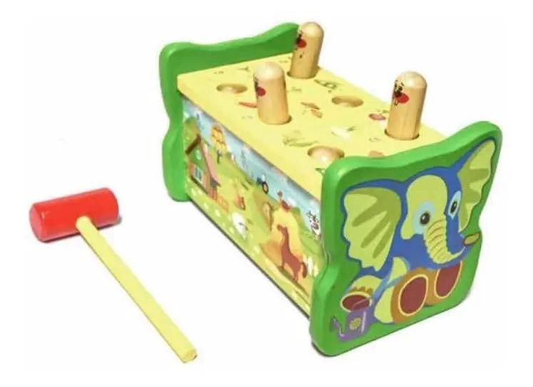 JUGUETE DIDACTICO DE MADERA PARA ESTIMULACION INFANTIL - 1