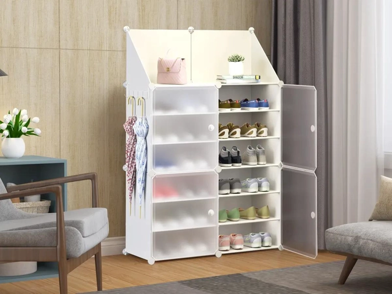 ORGANIZADOR ZAPATERO TRIANGULAR DE 6 PISOS PARA CALZADO - 3