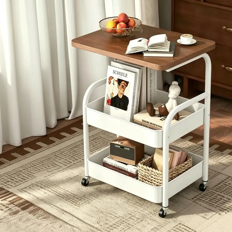 CARRITO ORGANIZADOR MULTIUSO DE 3 NIVELES CON MESA INTEGRADA - 4