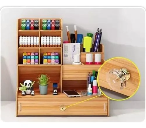 ORGANIZADOR MULTIFUNCIONAL PARA LAPICES Y PLUMONES DE ESCRITORIO - 2