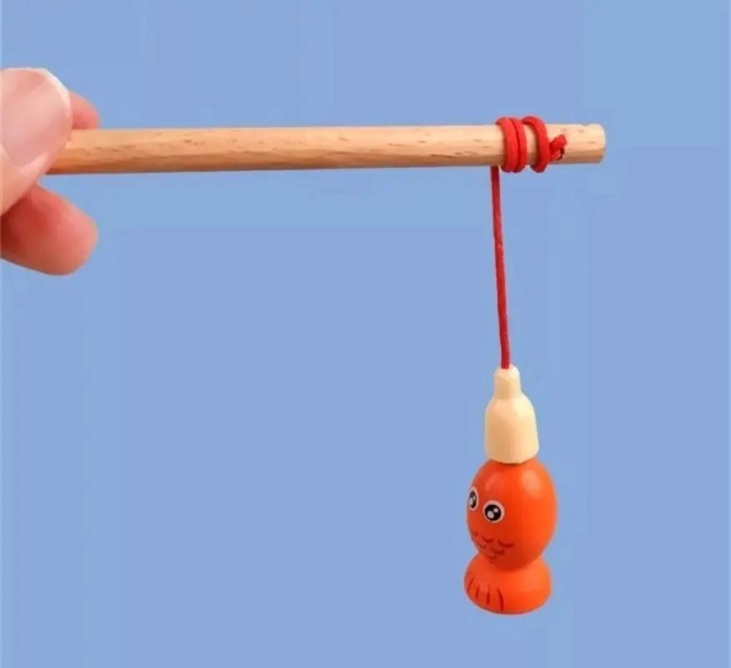 JUEGO EDUCATIVO DE PESCA MAGNE TICO DE MADERA PARA NIÑOS - 4