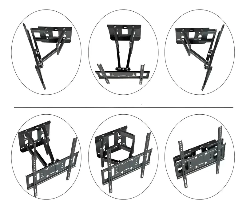 SOPORTE DE TV MOVIL DOBLE BRAZO PARA PANTALLAS DE 32 A 70 PULGADAS - 4