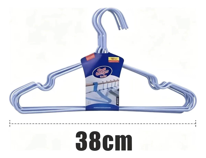 COLGADORES ANTIDESLIZANTES PARA ROPA EN COLORES MEZCLADOS 30 UNIDADES - 2