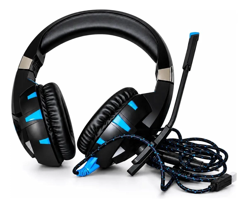 AUDIFONOS GAMER CON MICROFONO RGB PARA JUEGOS Y MULTIMEDIA - 1