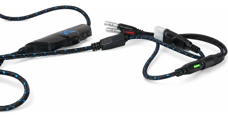 AUDIFONOS GAMER CON MICROFONO RGB PARA JUEGOS Y MULTIMEDIA - 5