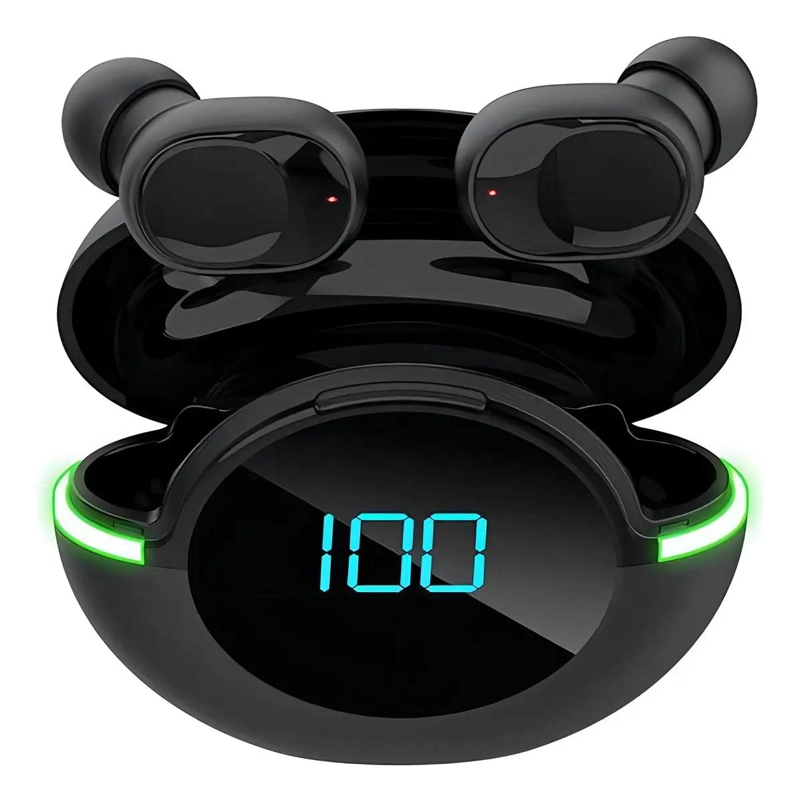 AURICULARES INALAMBRICOS BLUETOOTH V5 CON MICROFONO Y CANCELACION DE RUIDO - 1