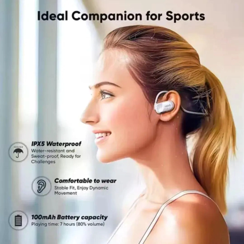 AUDIFONOS INALAMBRICOS DEPORTIVOS BLUETOOTH CON ESTILO MODERNO - 2