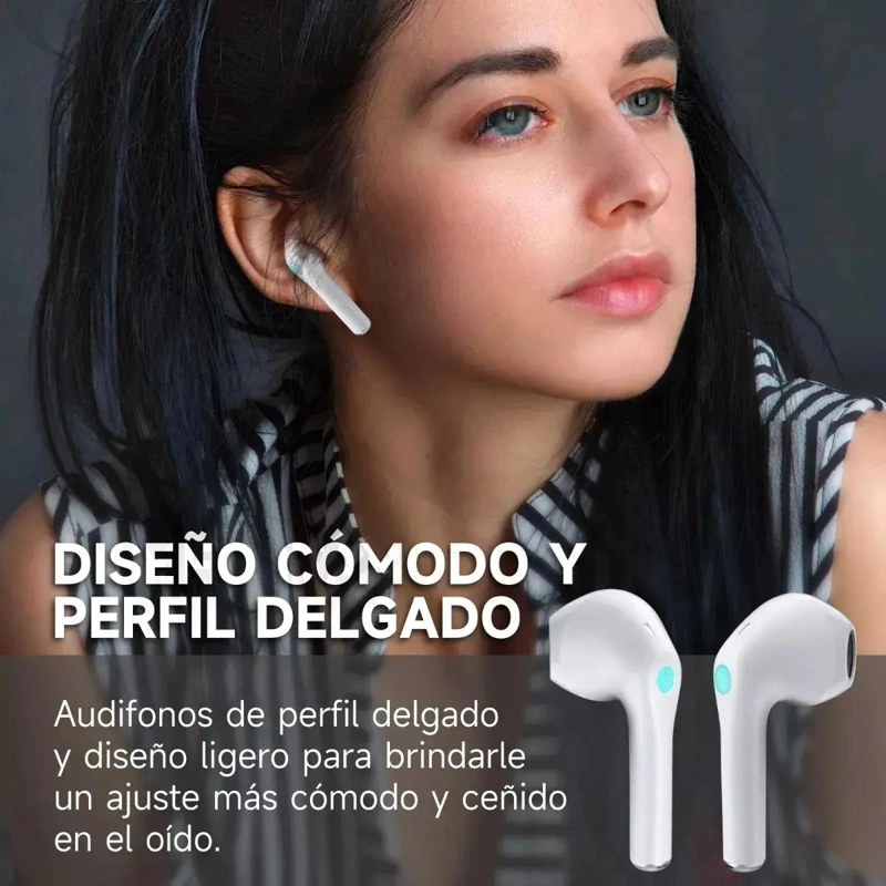 AUDIFONOS INALAMBRICOS BLUETOOTH CON CONTROL TACTIL Y LARGA DURACION - 2
