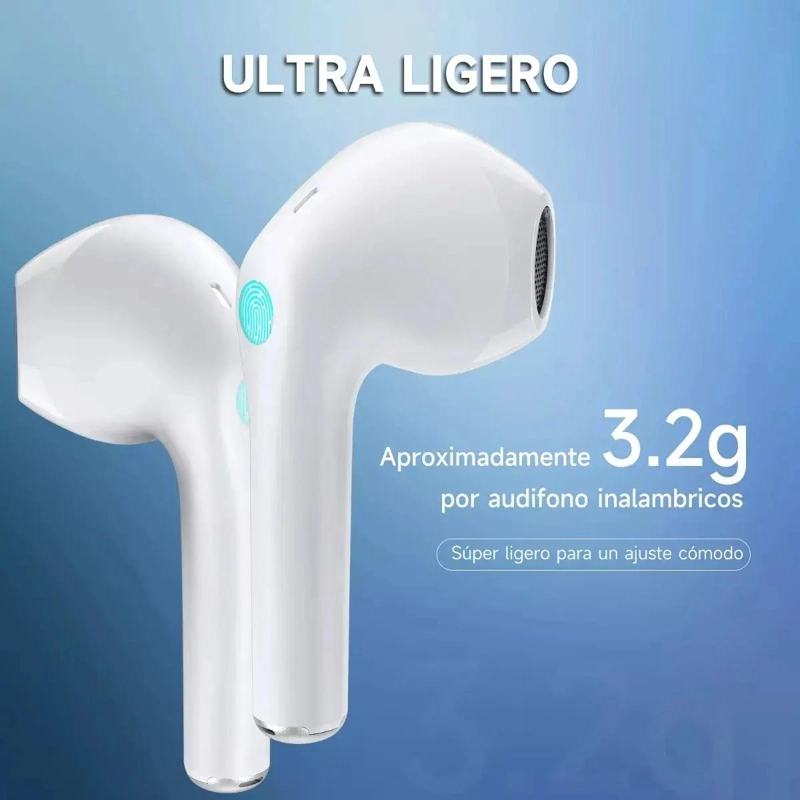 AUDIFONOS INALAMBRICOS BLUETOOTH CON CONTROL TACTIL Y LARGA DURACION - 5