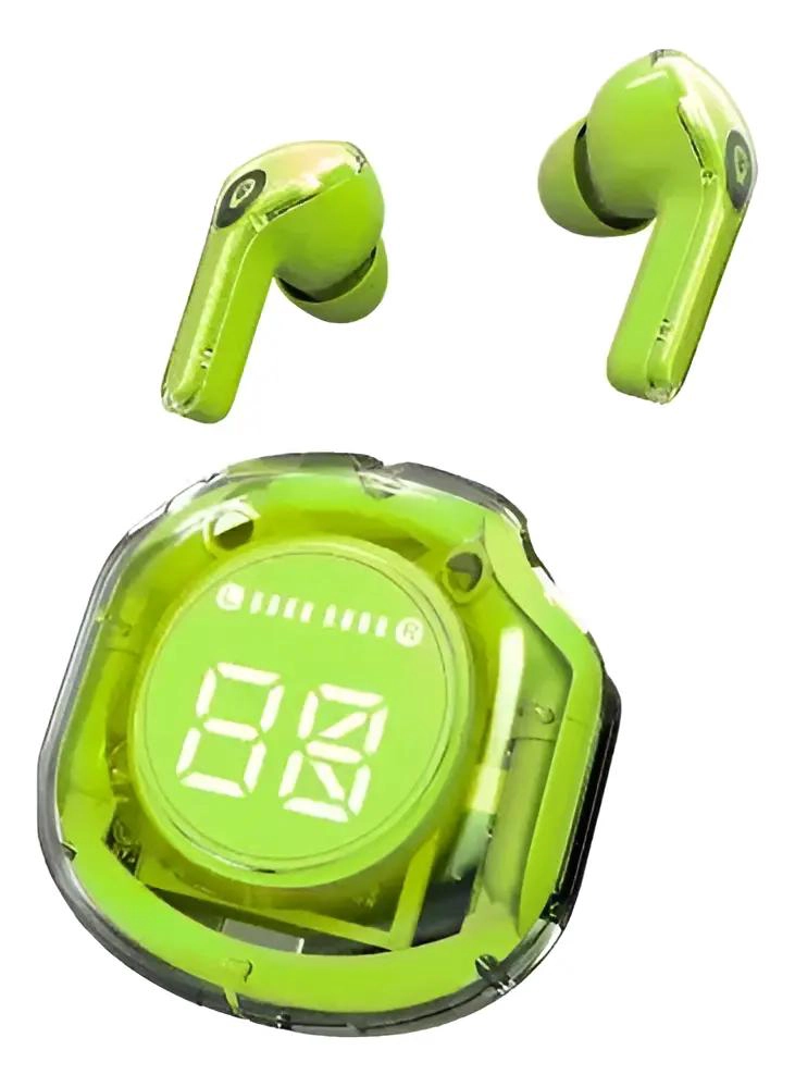 AURICULARES BLUETOOTH INALAMBRICOS TWS RESISTENTES AL AGUA VERDE - 1