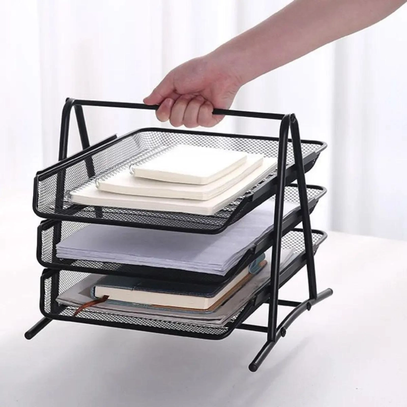 ORGANIZADOR DE ESCRITORIO MALLA 3 NIVELES PARA DOCUMENTOS - 3