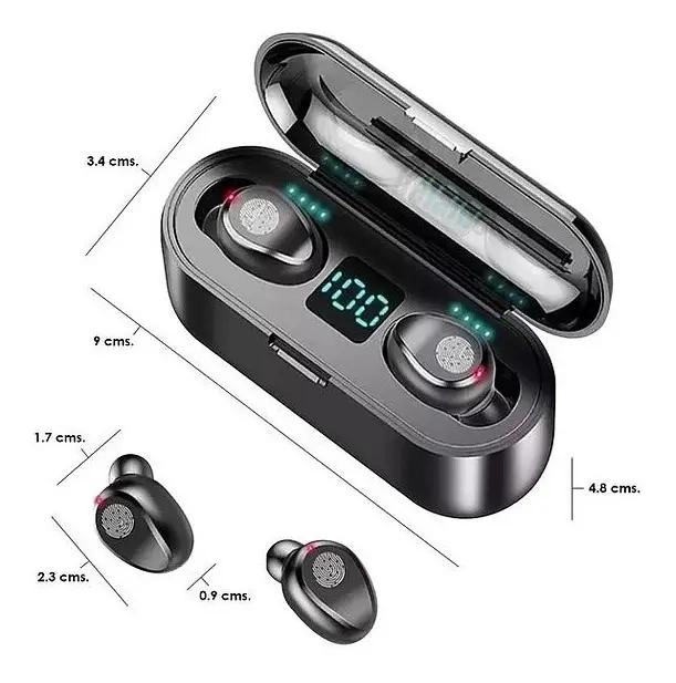AUDIFONOS INALAMBRICOS BLUETOOTH CON POWER BANK DE 2000MAH - 3