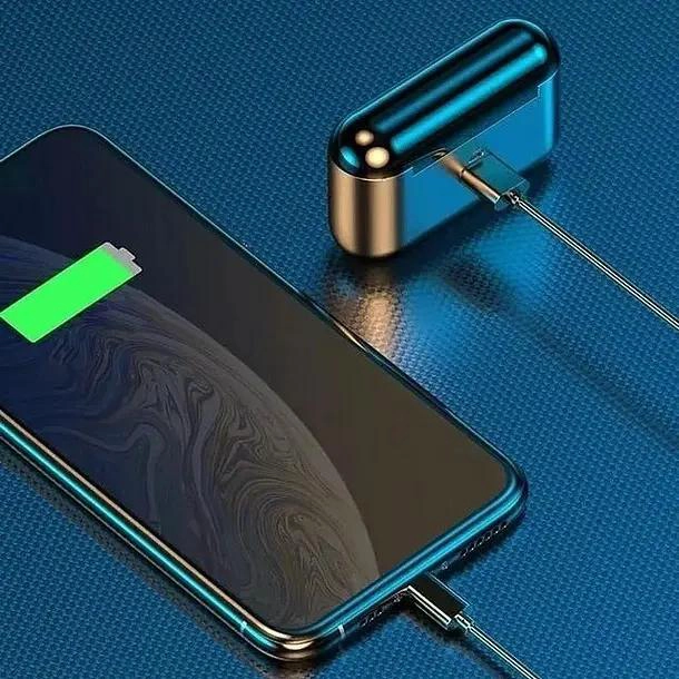 AUDIFONOS INALAMBRICOS BLUETOOTH CON POWER BANK DE 2000MAH - 5