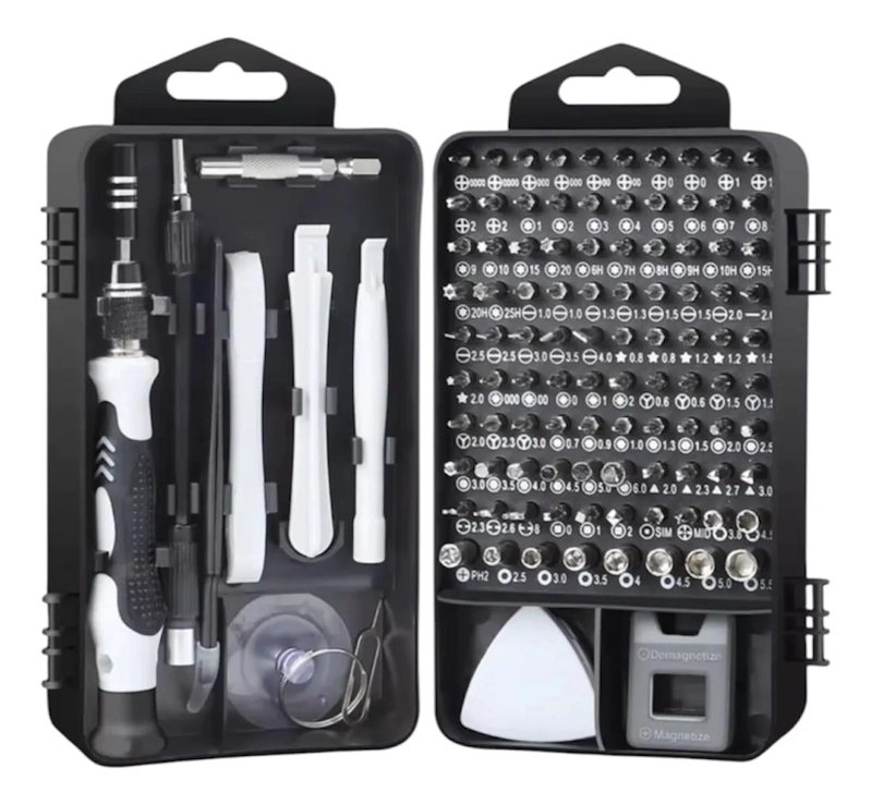 JUEGO DE DESTORNILLADORES 45 PIEZAS PARA REPARACIONES DE PRECISION - 1
