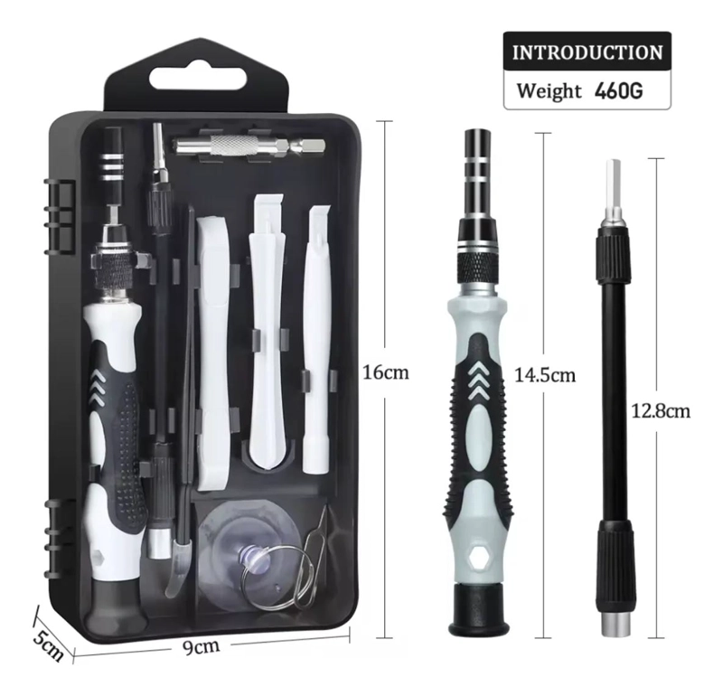 JUEGO DE DESTORNILLADORES 45 PIEZAS PARA REPARACIONES DE PRECISION - 4