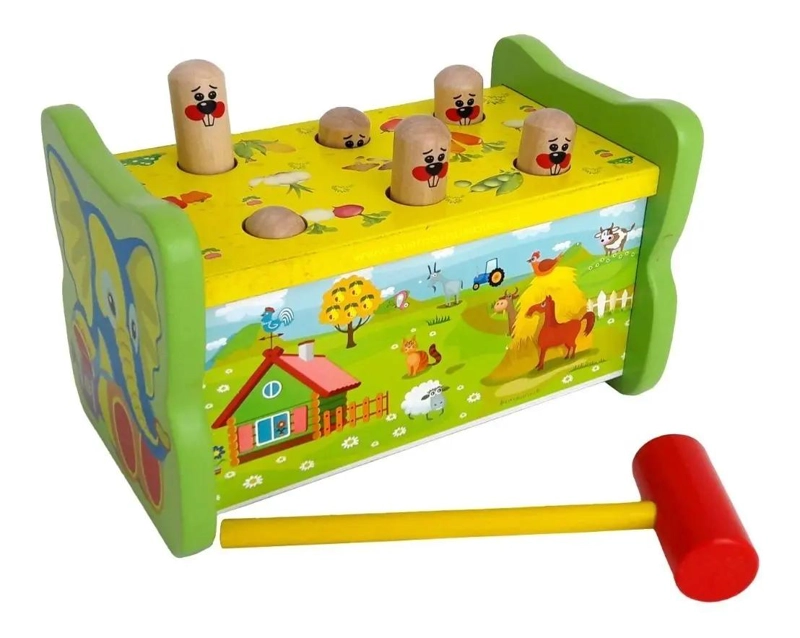 JUEGO DE PEGA TOPO CLASICO PARA NIÑOS Y NIÑAS DIVERTIDO - 1