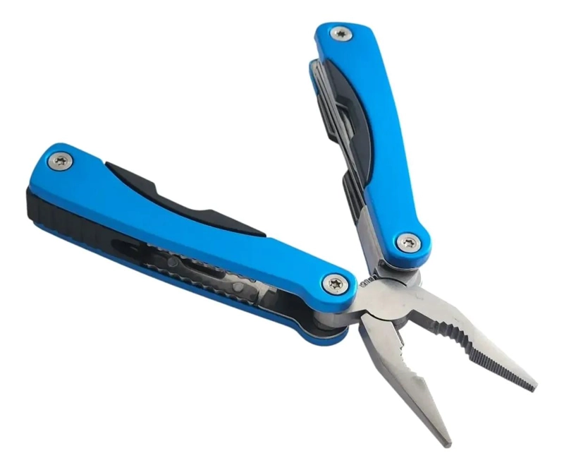 NAVAJA DE BOLSILLO MULTIHERRAMIENTA 9 FUNCIONES AZUL COMPACTA - 7
