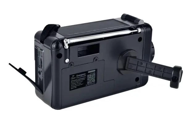 RADIO DE EMERGENCIA SOLAR Y DINAMO CON BLUETOOTH - 2