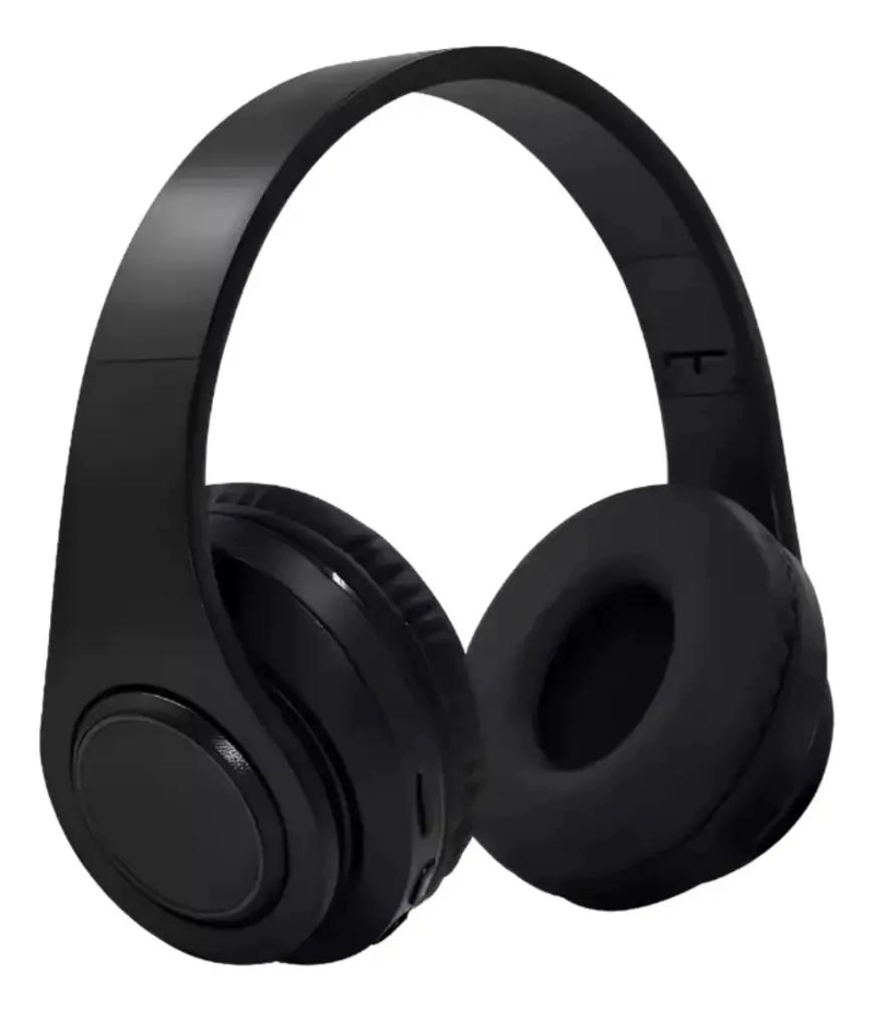 AUDIFONOS BLUETOOTH RGB AUXILIAR COLOR NEGRO PARA MUSICA - 1