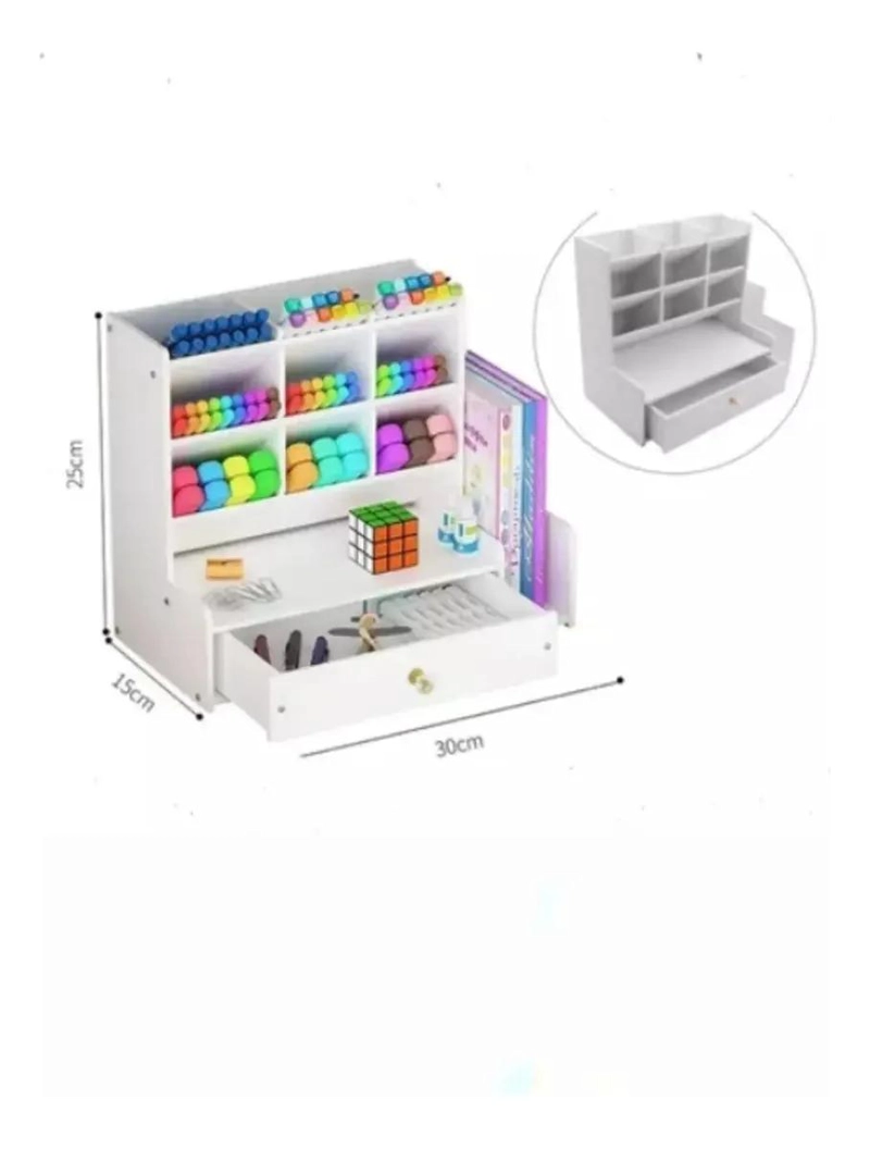ORGANIZADOR DE ESCRITORIO CON SEPARADORES PARA CAJON - 2