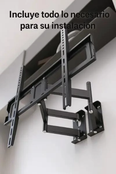 SOPORTE DE TV PARED DOBLE BRAZO ARTICULADO 40-80 PULGADAS - 7