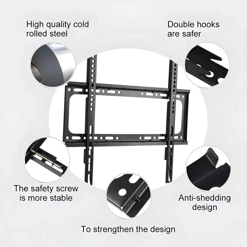 SOPORTE DE PARED FIJO PARA TV DE 32 A 85 PULGADAS - 2