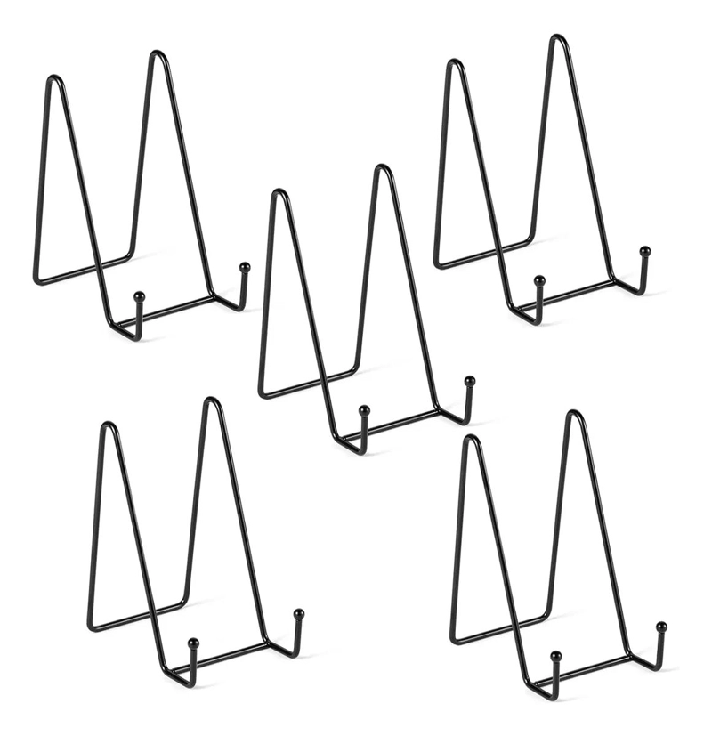 SOPORTE METALICO PARA EXHIBICION DE 6 PULGADAS EN PAQUETE DE 5 - 1