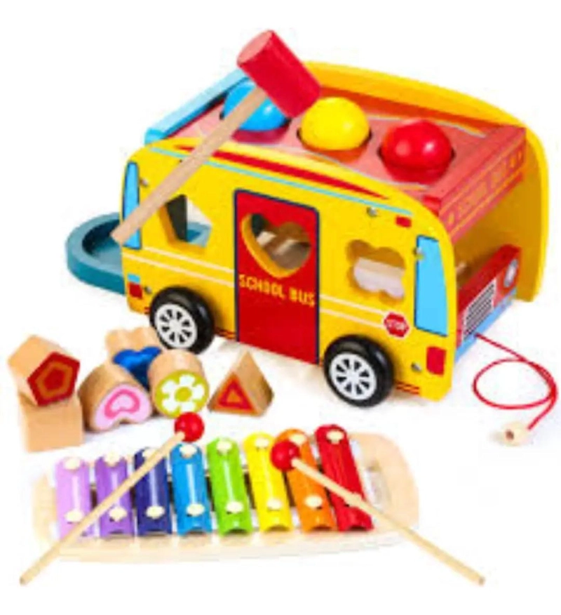 JUEGO EDUCATIVO DE ESTIMULACION MONTESSORI 4 EN 1 PARA NIÑOS - 1